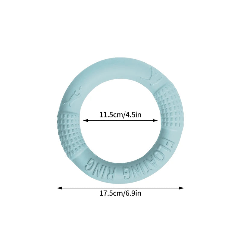 Treningsring til hund – tyggeleke og kasteleke for aktiv lek utendørs