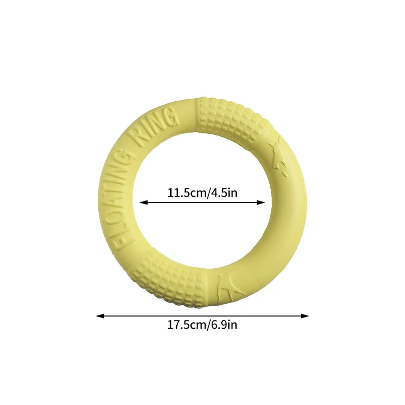 Treningsring til hund – tyggeleke og kasteleke for aktiv lek utendørs