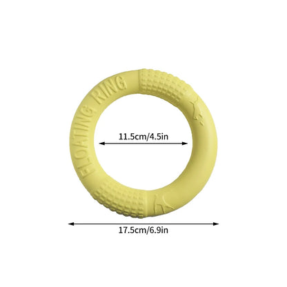 Treningsring til hund – tyggeleke og kasteleke for aktiv lek utendørs